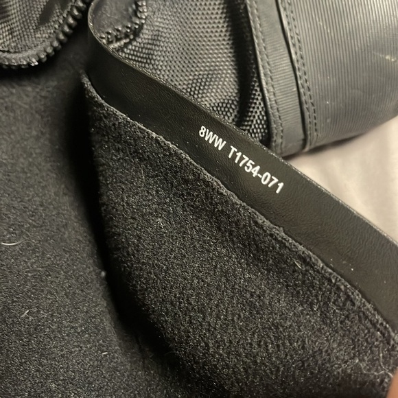 Trotters Side Zip Black Faux Fur Trim Bowen Winter Rain Boot Size 8 - Picture 10 of 10